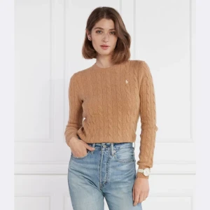 POLO RALPH LAUREN Wełniany sweter JULIANNA | Slim Fit | z dodatkiem kaszmiru