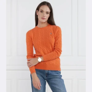 POLO RALPH LAUREN Wełniany sweter JULIANNA | Slim Fit | z dodatkiem kaszmiru