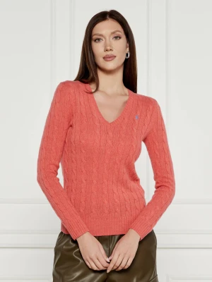 POLO RALPH LAUREN Wełniany sweter KIMBERLY | Regular Fit | z dodatkiem kaszmiru