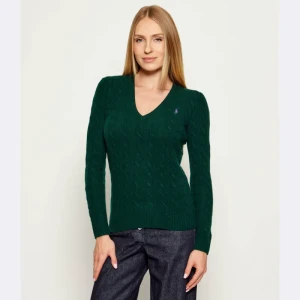 POLO RALPH LAUREN Wełniany sweter KIMBERLY | Slim Fit | z dodatkiem kaszmiru