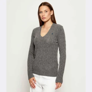 POLO RALPH LAUREN Wełniany sweter KIMBERLY | Slim Fit | z dodatkiem kaszmiru