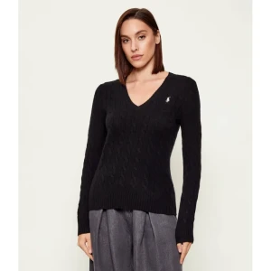 POLO RALPH LAUREN Wełniany sweter KIMBERLY | Slim Fit | z dodatkiem kaszmiru