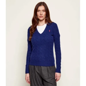 POLO RALPH LAUREN Wełniany sweter KIMBERLY | Slim Fit | z dodatkiem kaszmiru