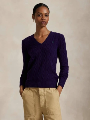 POLO RALPH LAUREN Wełniany sweter KIMBERLY | Slim Fit | z dodatkiem kaszmiru