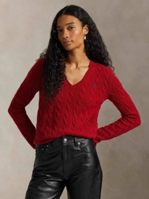 POLO RALPH LAUREN Wełniany sweter KIMBERLY | Slim Fit | z dodatkiem kaszmiru