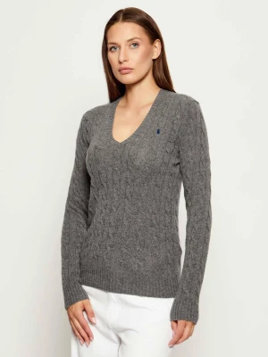 POLO RALPH LAUREN Wełniany sweter KIMBERLY | Slim Fit | z dodatkiem kaszmiru
