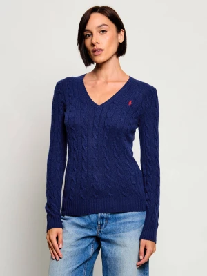 POLO RALPH LAUREN Wełniany sweter Kimberly | Slim Fit | z dodatkiem kaszmiru
