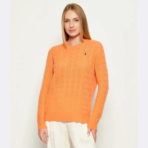 POLO RALPH LAUREN Wełniany sweter | Loose fit | z dodatkiem kaszmiru