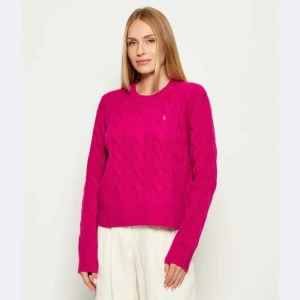 POLO RALPH LAUREN Wełniany sweter | Loose fit | z dodatkiem kaszmiru