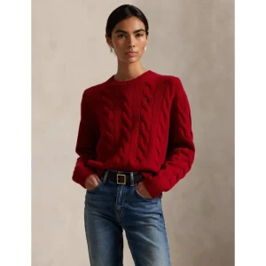 POLO RALPH LAUREN Wełniany sweter | Loose fit | z dodatkiem kaszmiru