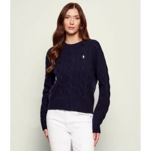 POLO RALPH LAUREN Wełniany sweter | Loose fit | z dodatkiem kaszmiru