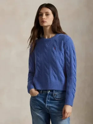 POLO RALPH LAUREN Wełniany sweter | Loose fit | z dodatkiem kaszmiru