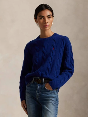 POLO RALPH LAUREN Wełniany sweter | Loose fit | z dodatkiem kaszmiru