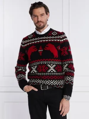 POLO RALPH LAUREN Wełniany sweter | Regular Fit
