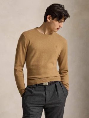 POLO RALPH LAUREN Wełniany sweter | Regular Fit brązowy