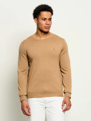 POLO RALPH LAUREN Wełniany sweter | Regular Fit camel