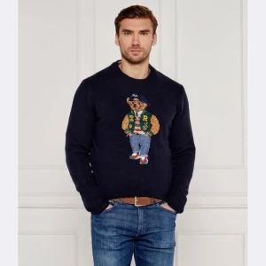 POLO RALPH LAUREN Wełniany sweter | Regular Fit | z dodatkiem kaszmiru