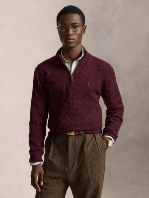 POLO RALPH LAUREN Wełniany sweter | Regular Fit | z dodatkiem wełny bordowy