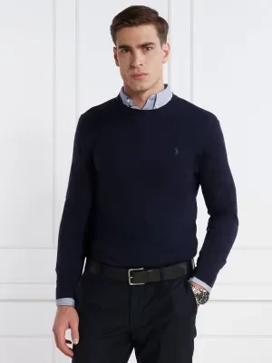 POLO RALPH LAUREN Wełniany sweter | Slim Fit