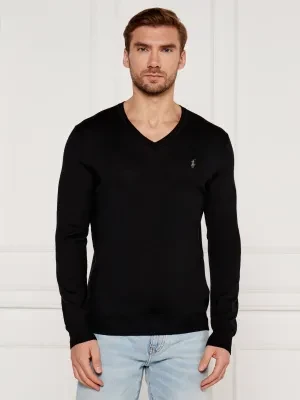 POLO RALPH LAUREN Wełniany sweter | Slim Fit