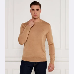 POLO RALPH LAUREN Wełniany sweter | Slim Fit
