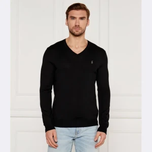 POLO RALPH LAUREN Wełniany sweter | Slim Fit