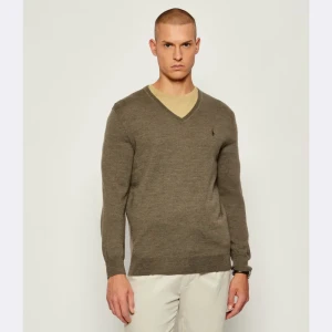 POLO RALPH LAUREN Wełniany sweter | Slim Fit