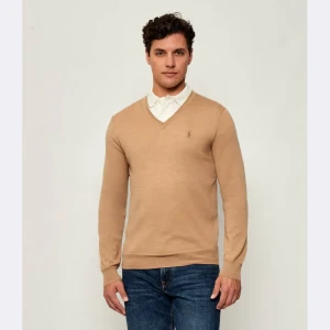POLO RALPH LAUREN Wełniany sweter | Slim Fit