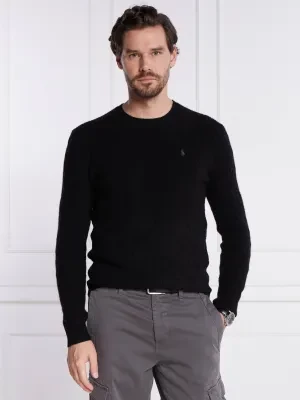 POLO RALPH LAUREN Wełniany sweter | Slim Fit | z dodatkiem kaszmiru