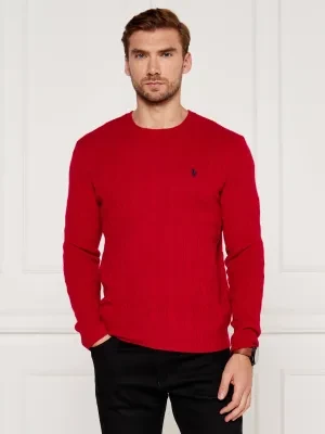 POLO RALPH LAUREN Wełniany sweter | Slim Fit | z dodatkiem kaszmiru