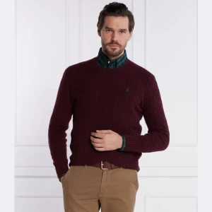 POLO RALPH LAUREN Wełniany sweter | Slim Fit | z dodatkiem kaszmiru