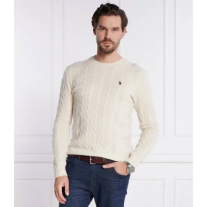 POLO RALPH LAUREN Wełniany sweter | Slim Fit | z dodatkiem kaszmiru