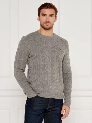 POLO RALPH LAUREN Wełniany sweter | Slim Fit | z dodatkiem kaszmiru