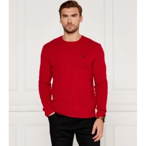 POLO RALPH LAUREN Wełniany sweter | Slim Fit | z dodatkiem kaszmiru