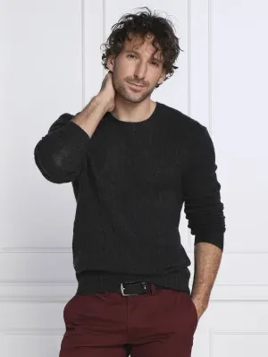 POLO RALPH LAUREN Wełniany sweter | Slim Fit | z dodatkiem kaszmiru