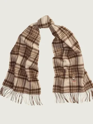 POLO RALPH LAUREN Wełniany szal Winter Bear Plaid
