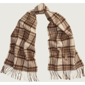 POLO RALPH LAUREN Wełniany szal Winter Bear Plaid