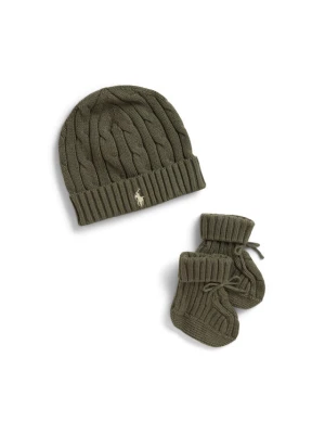 Polo Ralph Lauren Zestaw Czapka i Skarpety 320P01426506 Zielony ciemny