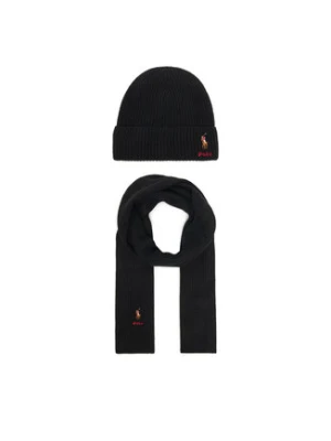 Polo Ralph Lauren Zestaw Szalik i Czapka 455981430003 Czarny