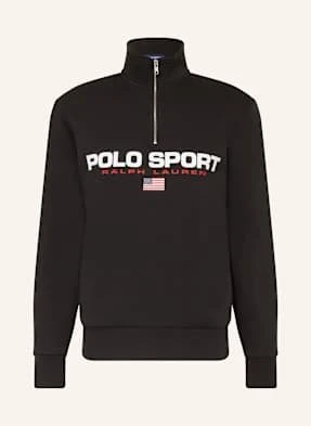 Polo Sport Bluza Dresowa Typu Troyer schwarz