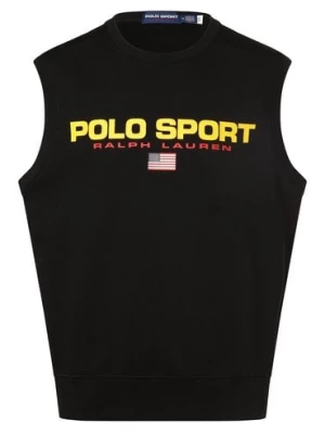 Polo Sport Bluza męska Mężczyźni Bawełna czarny jednolity,