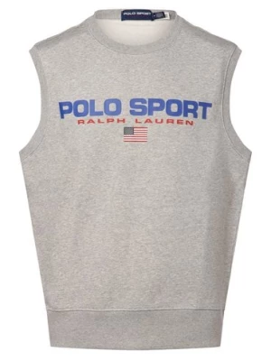 Polo Sport Bluza męska Mężczyźni Bawełna szary jednolity,
