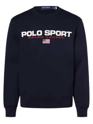 Polo Sport Bluza męska Mężczyźni niebieski nadruk,