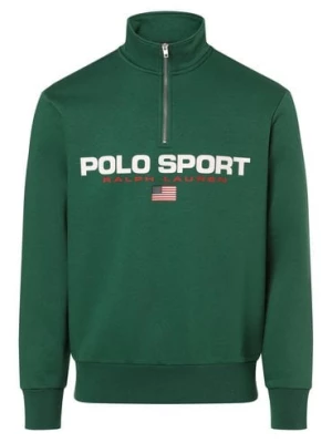 Polo Sport Bluza męska Mężczyźni zielony nadruk,