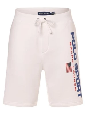 Polo Sport Męskie szorty dresowe Mężczyźni Bawełna biały nadruk,