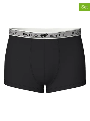 Polo Sylt Bokserki (3 pary) w kolorze czarnym rozmiar: M