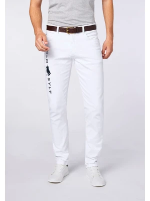 Polo Sylt Dżinsy - Regular fit - w kolorze białym rozmiar: W36 / L32