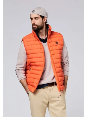 Polo Sylt Kamizelka pikowana w kolorze pomarańczowym rozmiar: M