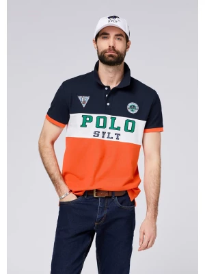 Polo Sylt Koszulka polo w kolorze granatowo-pomarańczowym rozmiar: 3XL