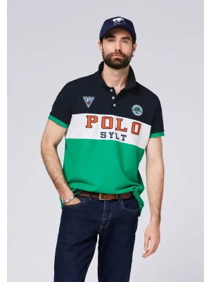 Polo Sylt Koszulka polo w kolorze granatowo-zielonym rozmiar: 3XL